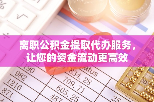 乐昌离职公积金提取代办服务，让您的资金流动更高效