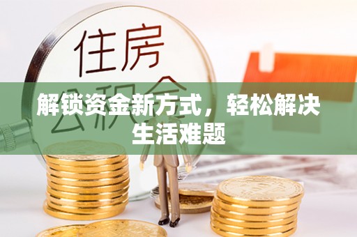 乐昌解锁资金新方式，轻松解决生活难题