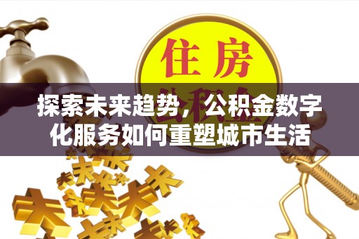 乐昌探索未来趋势，公积金数字化服务如何重塑城市生活