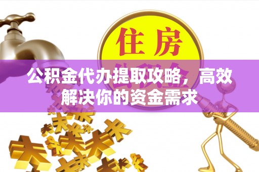乐昌公积金代办提取攻略，高效解决你的资金需求