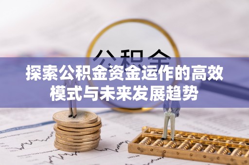乐昌探索公积金资金运作的高效模式与未来发展趋势