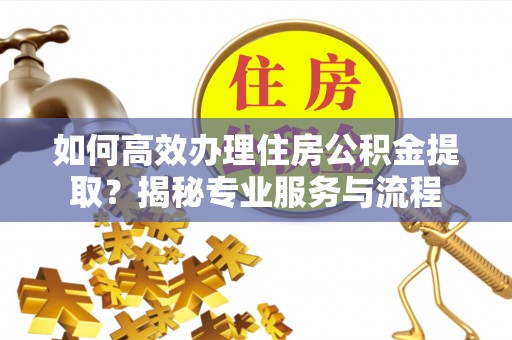 乐昌如何高效办理住房公积金提取？揭秘专业服务与流程